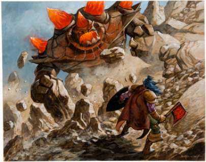  - Chris Moeller World of Warcraft: March of the Legion Collectible Card Game Expansion "Natural Remedies" Painting O...