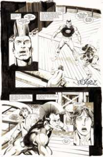 John Byrne OMAC #3 Story Page 7 Original Art (DC Comics, 1991)....