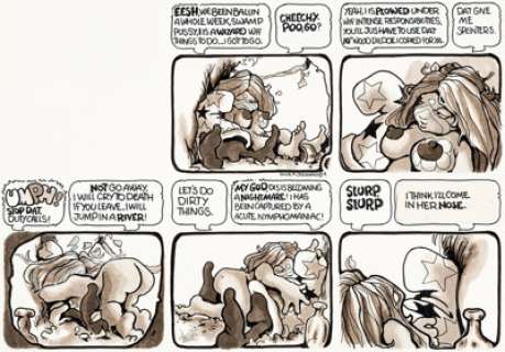 Vaughn Bodé | Cavalier Magazine Cheech Wizard Comic Strip Original Art (Cavalier, 1972). | Heritage