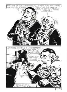 Piffarerio, Paolo | Piffarerio, Paolo - 2x Tavole Originali - Alan Ford #119 "Fauci" Superciuk - (1979) | Catawiki