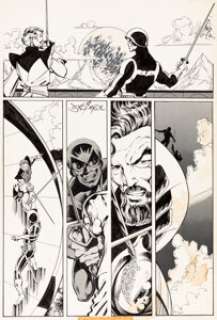 John Byrne and Terry Austin Marvel Preview #11 Story Page 42 Star-Lord Original Art (Marvel, 1977). -