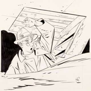 Alain Dodier Jérôme K. Jérôme Bloch: Le Gabion Tome 12 Couverture du Tirage de Tête (BD Must, 1997)....