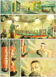 Olivier Boiscommun Meutes Lunes Rouge #1 Planche 16 (Glénat, 2015)....