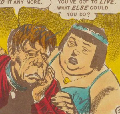 Kamen- "THE FREAKS", W-Fan 22, 7 Page Story Silver Print (1953) | Russ Cochran