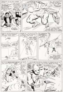 Don Heck and Mike Esposito - Tales of Suspense #67 Story Page 11 Iron Man Original Art (Marvel, 1965).