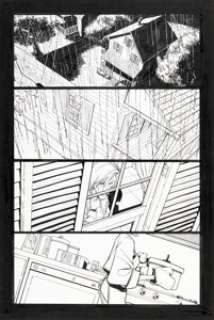 Humberto Ramos and Wayne Faucher - Peter Parker: Spider-Man #44 Partial Story "A Death in the Family Part One" Original Art Group of 12 (Marvel, 2002).