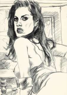 Matteo Nannini | Smokeland Press - modella in interno - Page volante | Catawiki