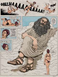 RELOM (Olivier Morel) Fluide Glacial Story Page 3 Original Art (Audie/Fluide Glacial)....