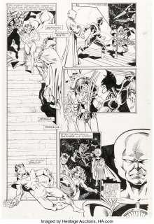 Pérez , George - George Pérez and Joe Rubinstein Infinity Gauntlet #4 Story Page 4 Original Art (Marvel, 1991)....