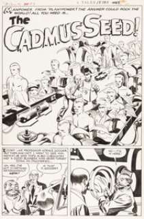Kirby, Jack | Jack Kirby Alarming Tales #1 Complete 5-Page Story "The Cadmus Seed!" Original Art (Harvey, 1957). ... | Heritage
