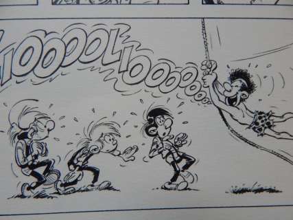 Seron, Pierre | Seron - Originele pagina (p.6) - Les petits hommes T23 / De Mini-mensjes 23 - Le dernier des Petits Hommes / De laatste der Mini-mensjes - (1985) | Catawiki