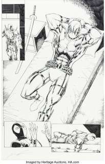 Liefeld, Rob - Rob Liefeld and Adelso Corona Deadpool Corps #1 Story Page 40 Original Art (Marvel, 2010)....