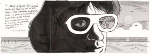 Clowes, Daniel - Daniel Clowes Neil Smythe: Refrains Inside Booklet Art Illustration Original Art (1995)....