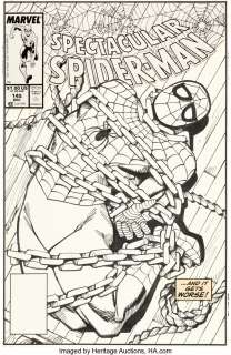 Buscema, Sal | Sal Buscema The Spectacular Spider-Man #145 Cover Original Art (Marvel, 1988).... | Heritage