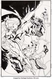 Kubert, Adam - Adam Kubert and Jesse Delperdang Wolverine #96 Cover Original Art (Marvel, 1995)....