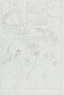 Wrightson, Bernie | Bernie Wrightson Heavy Metal V4#3 June-1980 Captain Sternn Complete 9-Page Story Preliminary Original Art Group of... (Total: 11 Original Art) | Heritage