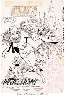 Estrada, Ric - Ric Estrada and Romeo Tanghal Amethyst #3 Story Page 3 Original Art (DC, 1985)....