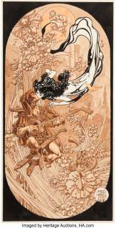 Niño, Alex - Alex Niño Satan‘s Tears: The Art of Alex Niño "Lady in White" Illustration Original Art (Land of Enchantment, 1977...