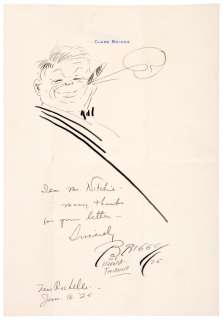 PIONEER CARTOONIST CLARE BRIGGS SELF-CARICATURE ORIGINAL ART. | Hake’s