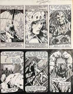 Jackson ’Butch’ Guice | The Tempest / Micronauts - Original page - The Tempest by Butch Guice - Exemplaire unique | Catawiki