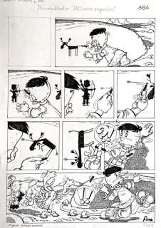 Landolfi, Lino | Landolfi, Lino - tavola originale "Piccolo Dente" | Catawiki