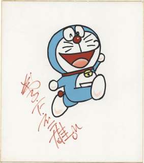 Fujiko F Fujio (Hiroshi Fujimoto) Hand-Drawn Color Shikishi "Doraemon" | Mandarake (Big Web)
