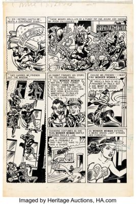 H.G. Peter, DC Special #3 "The Cheetah’s Thought Prisoners" Story Page 12 Original Art (DC, 1947/1969). | Heritage