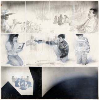 Sienkiewicz, Bill - Bill Sienkiewicz Big Numbers #2 Story Page 36 Original Art (Mad Love Publishing, 1990)....