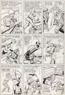 Kirby, Jack - Jack Kirby and Chic Stone The Avengers #6 Story Page 21 Giant-Man and Wasp Original Art (Marvel, 1964)....