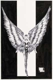 Fraga, Dan - Dan Fraga and Larry Stucker Menace Illustration Original Art (Awesome, 1998). ...