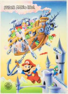 Super Mario Bros. 3 French Promotional Poster Cover Original Art (Nintendo International, c. 1991-92).... | Heritage