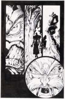Madureira, Joe - Joe Madureira and Tom McWeeney Battle Chasers #2 Story Page 17 Original Art (Image, 1998). ...