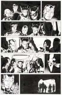 Jim Cheung and Drew Geraci - Young Avengers #4 Story Page 15 Original Art (Marvel, 2005).