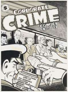 Peter Poplaski | Corporate Crime Comics #2 Cover Original Art (Kitchen Sink Press, 1979). | Heritage