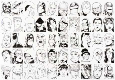 Kevin Maguire Justice League International Omnibus #2 Wraparound Cover Original Art (DC, 2021).