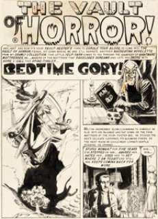 George Evans Haunt of Fear #18 Complete 7-Page Story Original Art (EC, 1953). (Total: 7 Original Art)