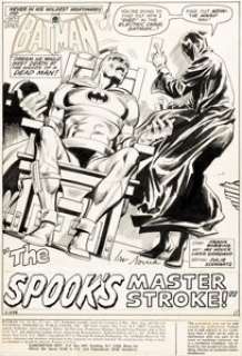 Irv Novick and Dick Giordano Batman #252 Splash Page 1 Original Art (DC, 1973). (Total: 2 Original Art) | Heritage