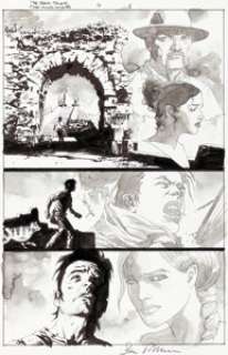 Sean Phillips and Richard Isanove The Dark Tower: The Gunslinger - The Journey Begins #4 Story Pages 2-3 Original Art (Marvel, 2010). (Total: 2 Original Art)