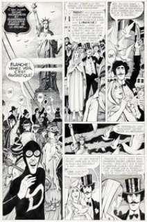 Georges Pichard Blanche Epiphanie, Blanche à New York #4 Story Page 2 Original Art (Métal Hurlant, 1979). (Total: 3 Items)