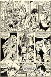 John Byrne and Gene Day The Avengers #181 Scott Lang and Peter Gyrich Story Page 5 Original Art (Marvel, 1979).