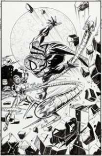 Sal Buscema and Jimmy Palmiotti The Spectacular Spider-Man #232 Cover Original Art (Marvel, 1995).