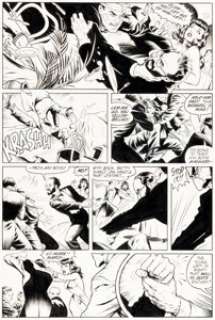 Dave Stevens The Rocketeer Adventure Magazine #1 Story Page 10 Original Art (Comico, 1988).