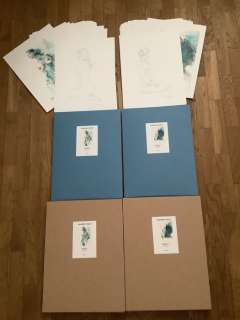 Giovanna Casotto | Giovanna Casotto - Portfolio Liquide e Liquide 2 con disegni originali - Page volante - 2021 - 2022 | Catawiki