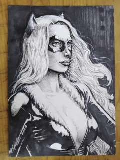 Atilio Rojo | Black Cat - Original Artwork - EO - (2014) | Catawiki