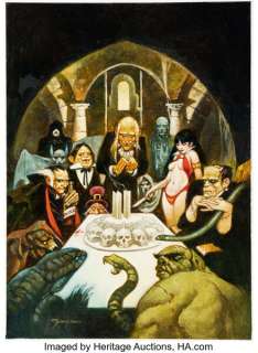 Sanjulián (Manuel Pérez Clemente) Creepy #50 Cover Re-Creation Original Art (c. 2018-19).