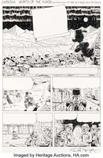 Don Rosa Walt Disney Giant #1 Uncle Scrooge Story Page 1 Original Art (Gladstone, 1995). | Heritage