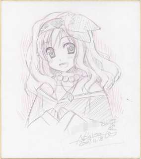 Naruse Chisato Hand-Drawn Color Shikishi Chilbee | Mandarake (Big Web)