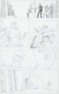Frank Quitely All Star Superman #11 Lex Luthor Story Page 3 Pencils Original Art (DC, 2008).