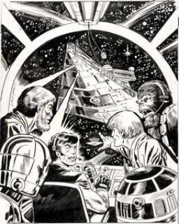 Dave Cockrum and Mike Esposito Star Wars Weekly #4 Cover Original Art (Marvel UK, 1978).