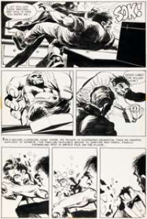 Larry Hama (attributed), Neal Adams, and Rich Buckler Secrets of Sinister House #10 Story Page 6 Original Art (DC, 1973).